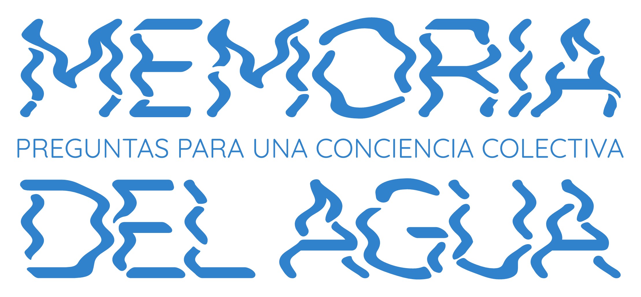 Logotipo oficial Memoria del Agua: preguntas para una conciencia colectiva